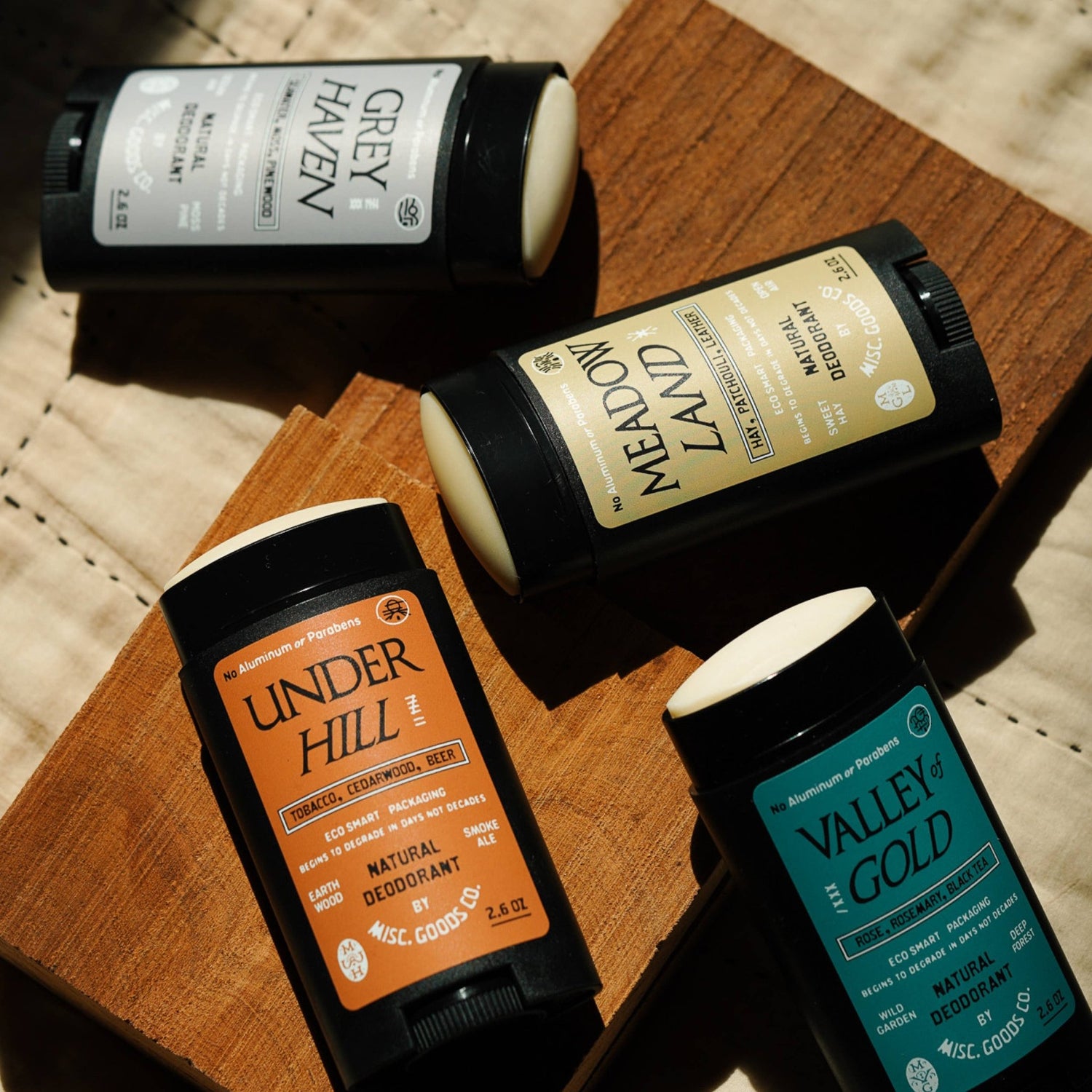 Valley of Gold Natural Deodorant | No Aluminum or Parabens - MST GoodsMisc Goods Co.