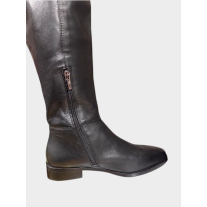 Vince Camuto OTK Over The Knee Leather Boots Black Women's 8 - MST GoodsVintage