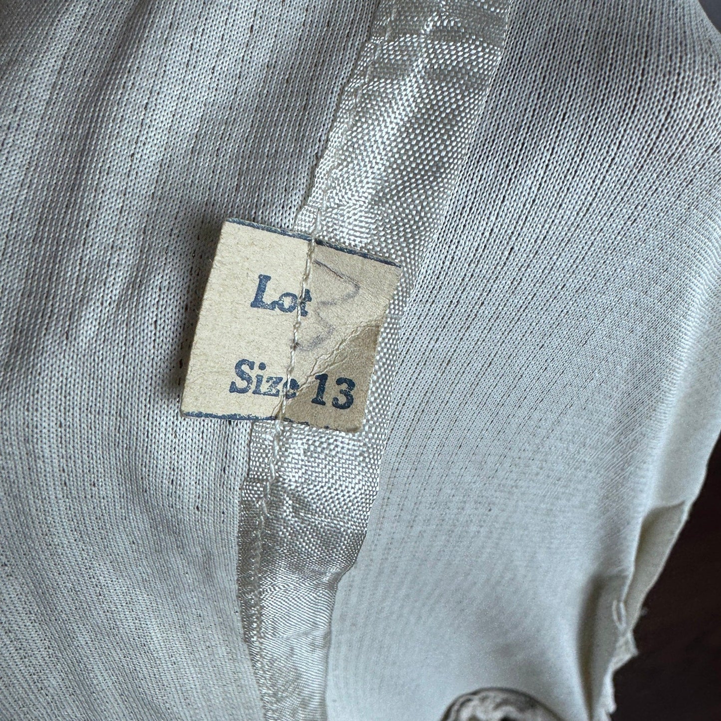 Vintage 1940s Lurex Metallic Button Top Blouse Peplum Hem White Gold Threads - MST GoodsMay Modes