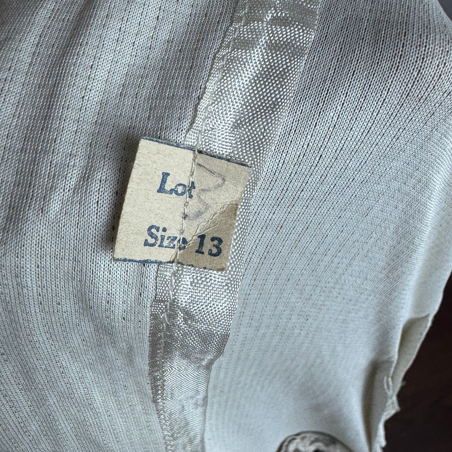 Vintage 1940s Lurex Metallic Button Top Blouse Peplum Hem White Gold Threads - MST GoodsMay Modes