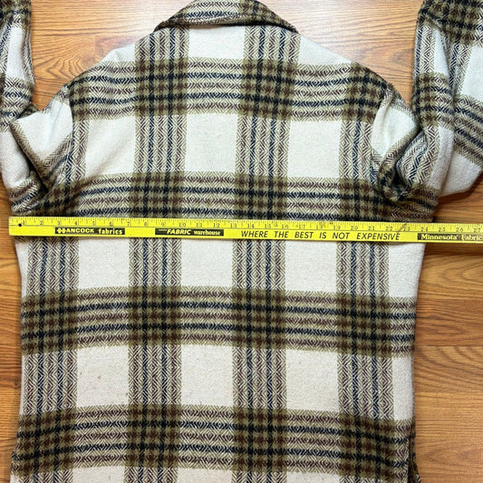 Vintage 1970s-80s Puritan Sportswear Plaid Sherpa Jacket Mens XL USA Western - MST GoodsHandmade