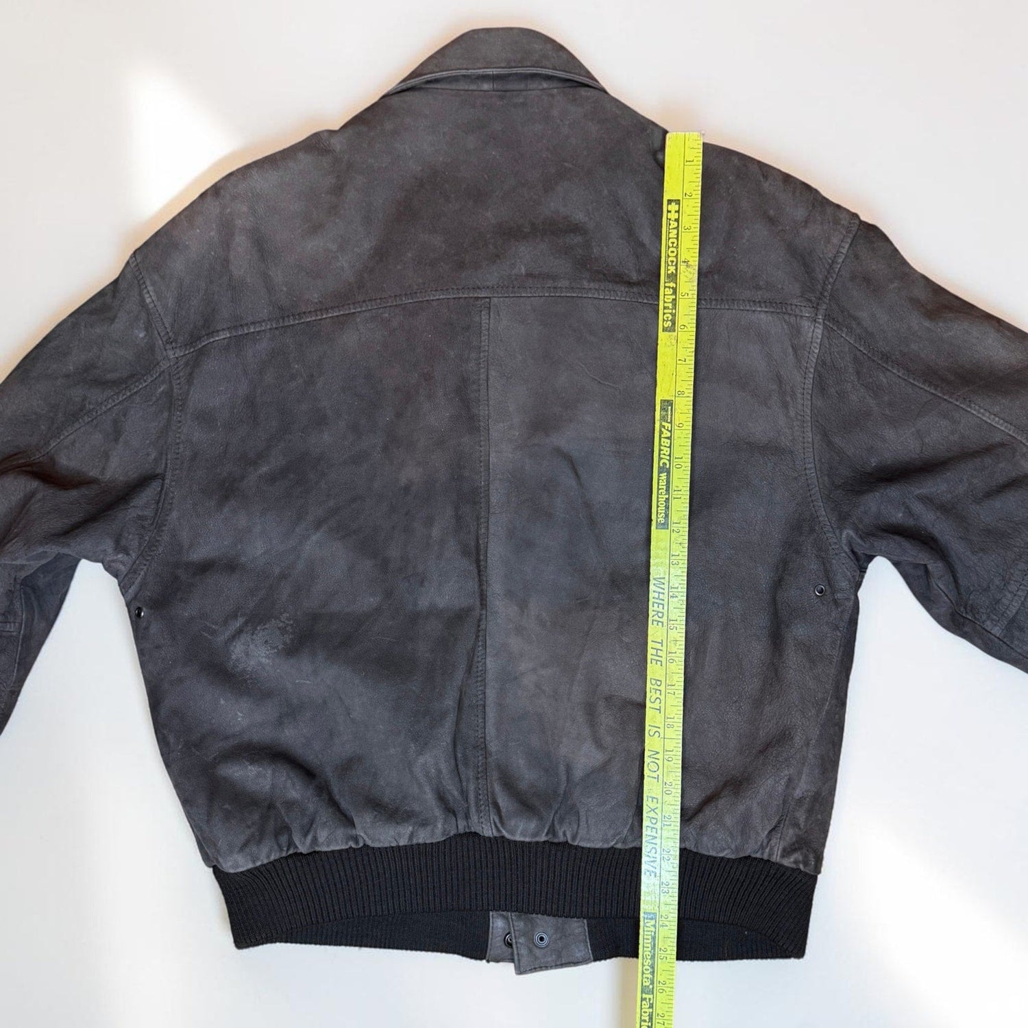 Vintage 1980s GIII Leather Bomber Flight Jacket A2 Nubuck Men's Large Brown - MST GoodsVintage