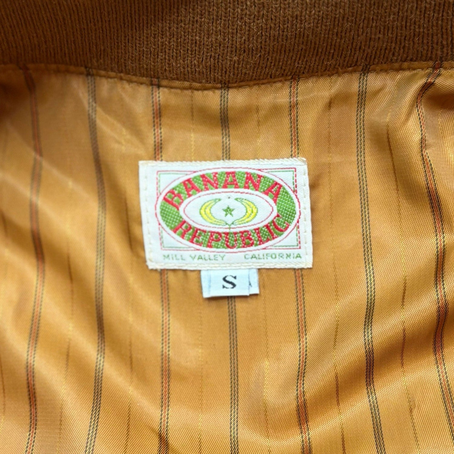 Vintage 1987 Banana Republic Leather Jacket Mens M USA Mill Valley - MST GoodsVintage