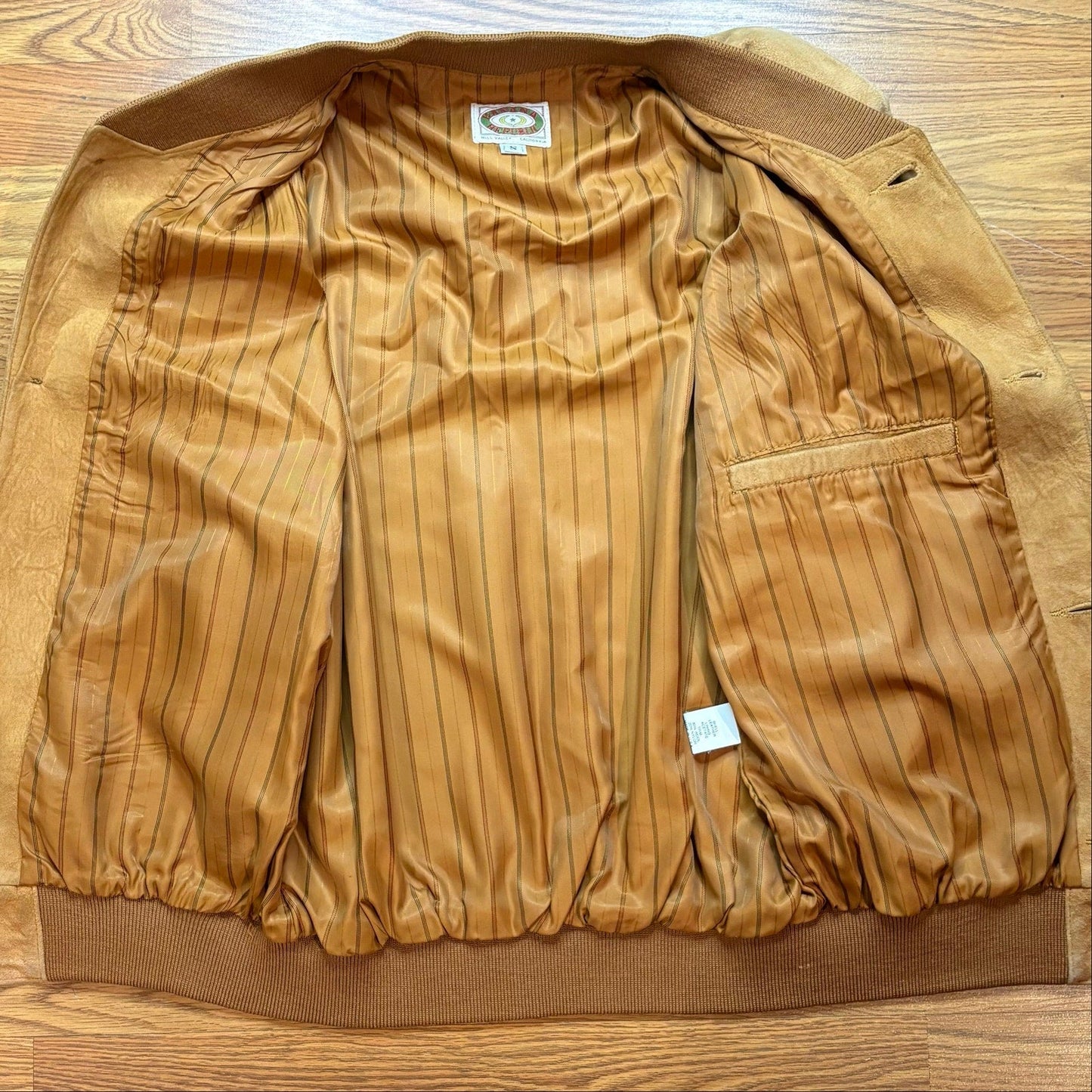 Vintage 1987 Banana Republic Leather Jacket Mens M USA Mill Valley - MST GoodsVintage