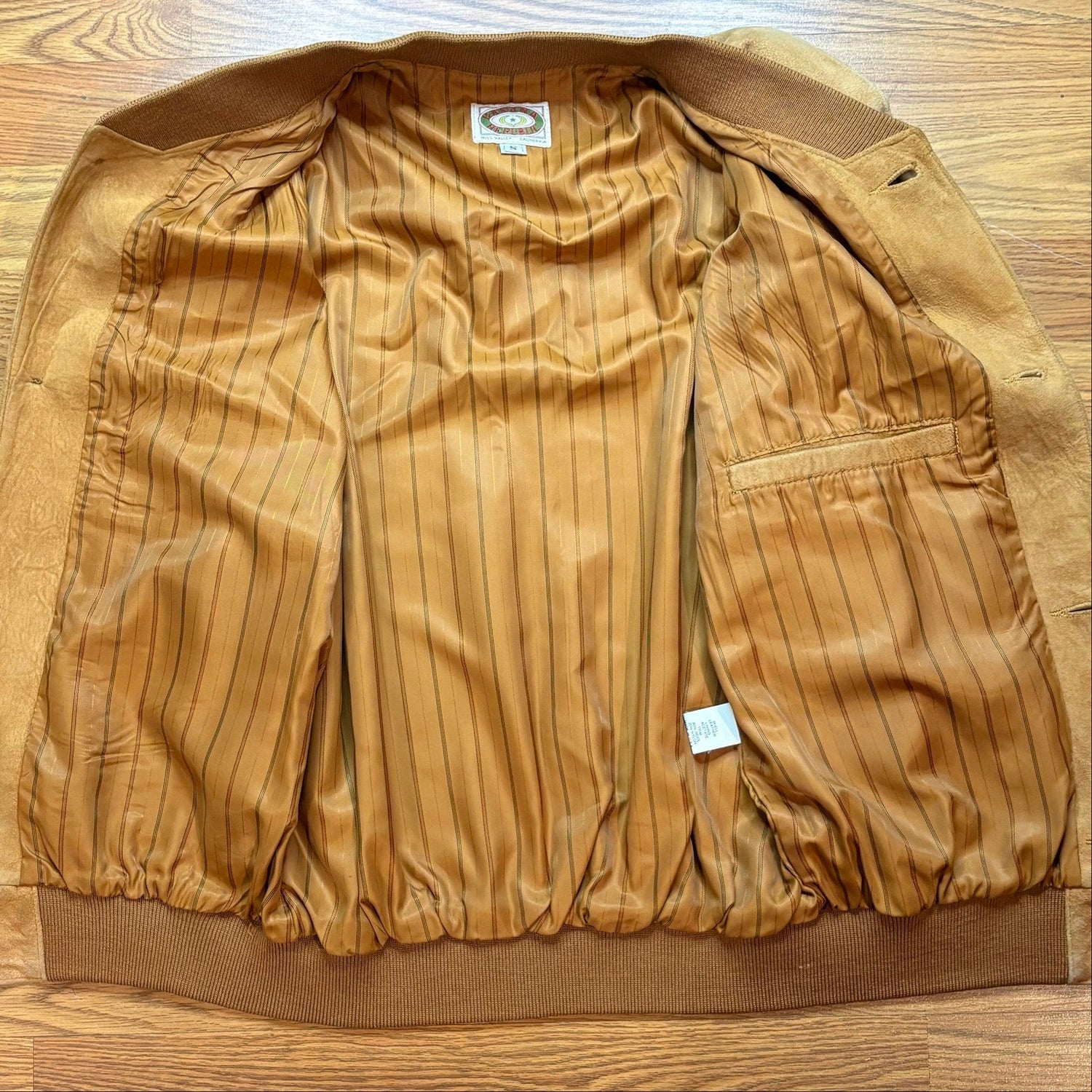 Vintage 1987 Banana Republic Leather Jacket Mens M USA Mill Valley - MST GoodsVintage