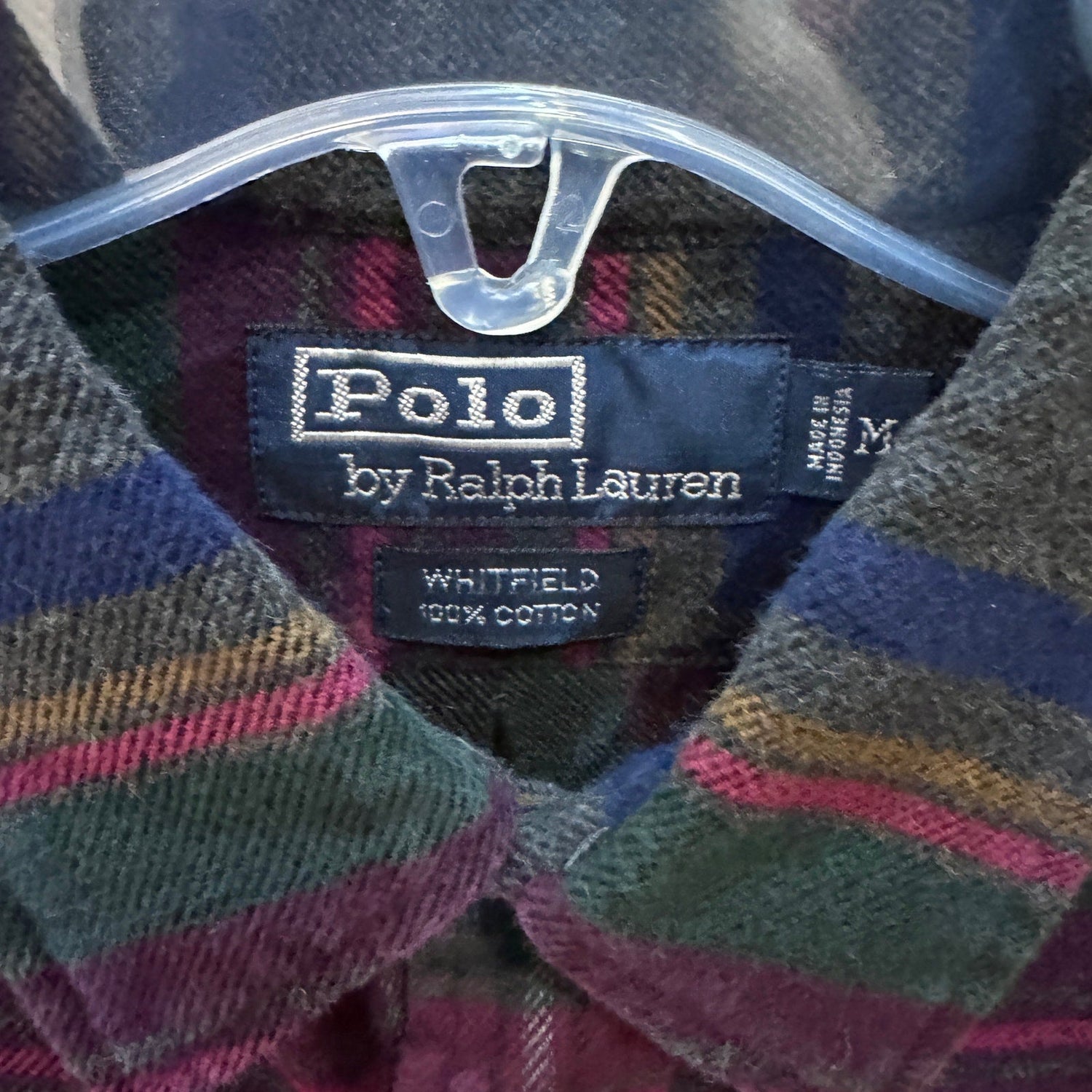Vintage 1990s Polo Ralph Lauren Flannel Cotton Soft Heavy M - MST GoodsRalph Lauren