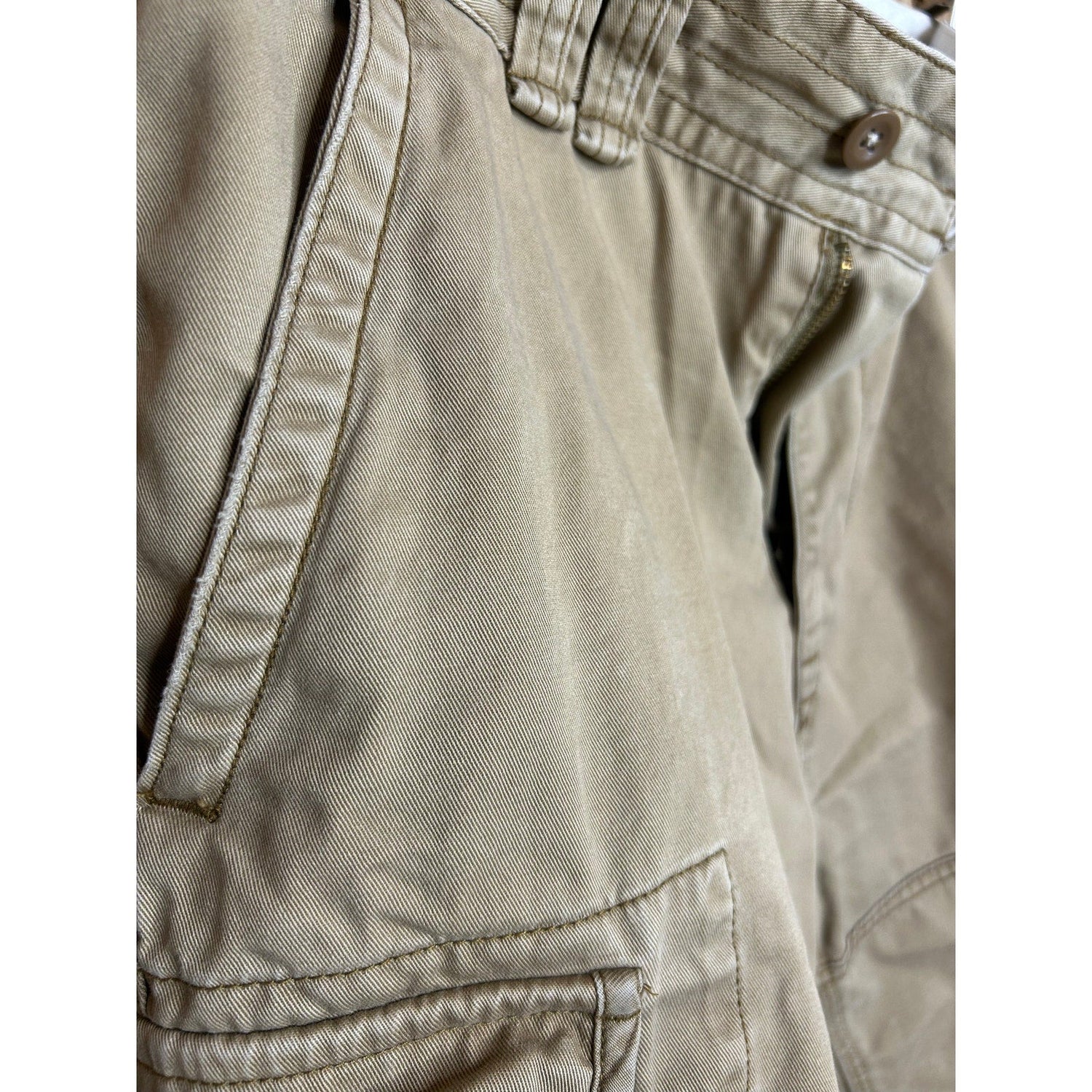 Vintage 1990s Polo Ralph Lauren Khaki Cargo Shorts - MST GoodsPolo Ralph Lauren