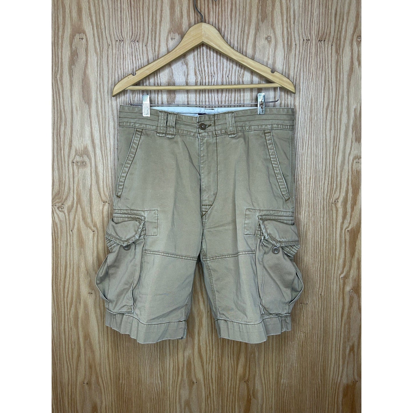 Vintage 1990s Polo Ralph Lauren Khaki Cargo Shorts - MST GoodsPolo Ralph Lauren