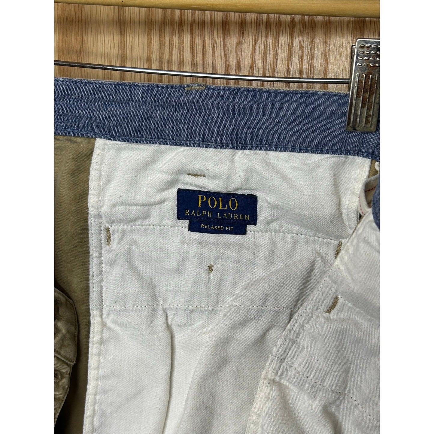 Vintage 1990s Polo Ralph Lauren Khaki Shorts 34" - MST GoodsPolo Ralph Lauren