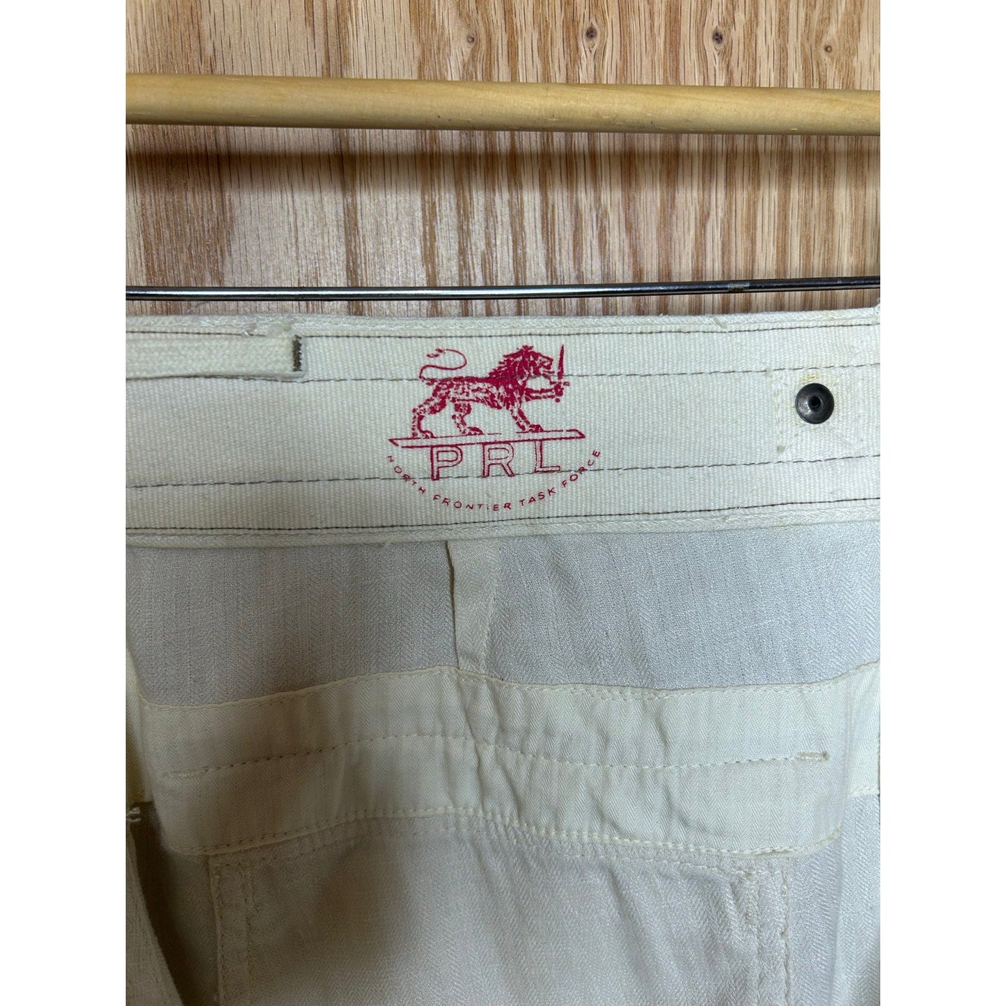 Vintage 1990s Polo Ralph Lauren White Linen Cargo Safari Style Shorts - MST GoodsPolo Ralph Lauren