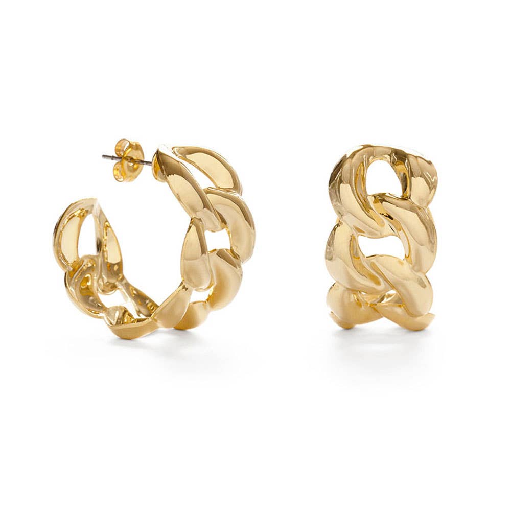 Vintage Chain Link Hoops - MST GoodsAmano Studio