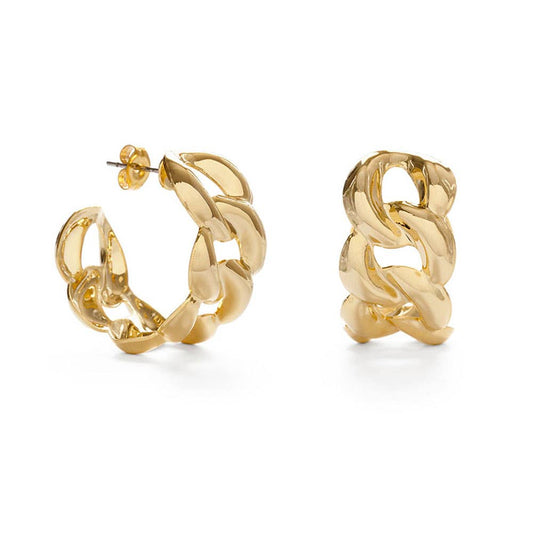 Vintage Chain Link Hoops - MST GoodsAmano Studio