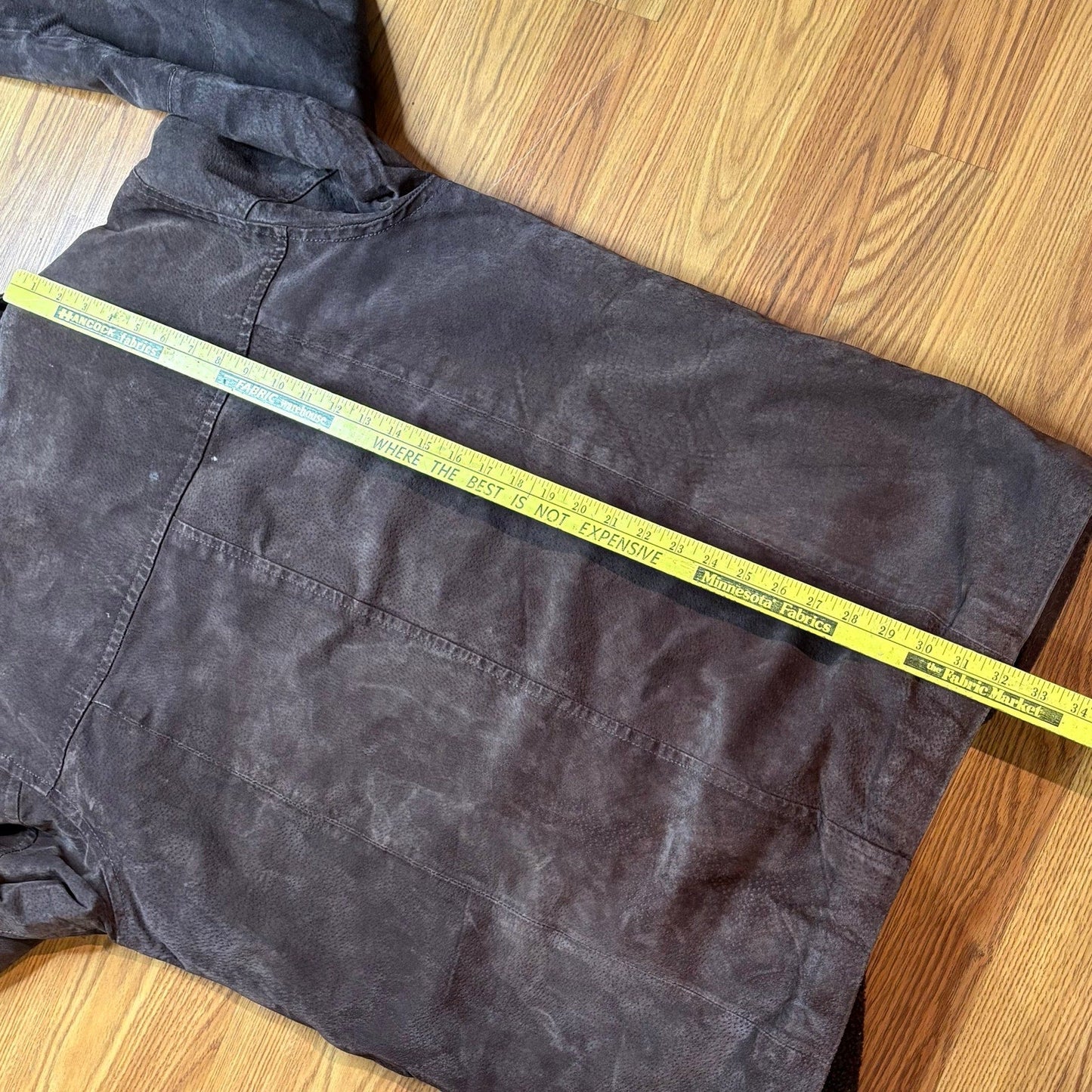 Vintage D'Carlo Suede Leather Jacket Sherpa Lined Brown Men's Large - MST GoodsD’Carlo