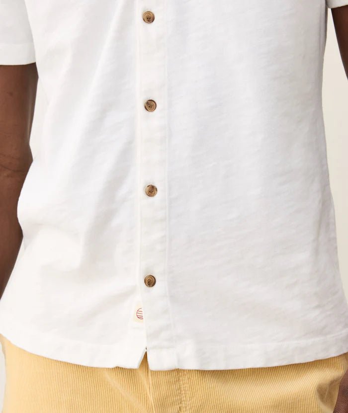 Vintage Heavy Slub Button Down White - MST GoodsMarine Layer