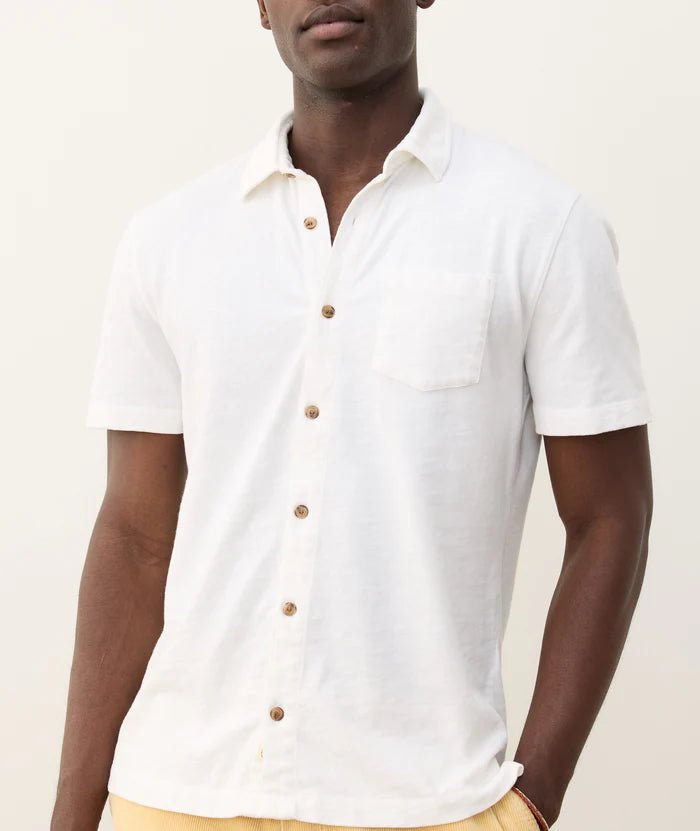 Vintage Heavy Slub Button Down White - MST GoodsMarine Layer
