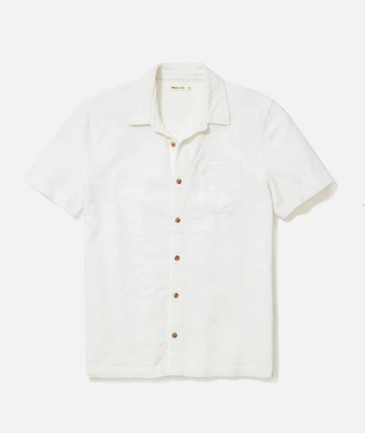 Vintage Heavy Slub Button Down White - MST GoodsMarine Layer