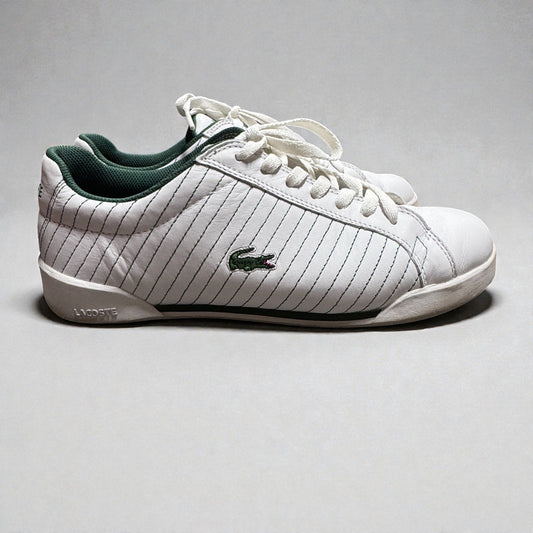 Vintage Lacoste Men’s Tempos Low Sneakers White/Green Men's 8.5 - MST GoodsLacoste