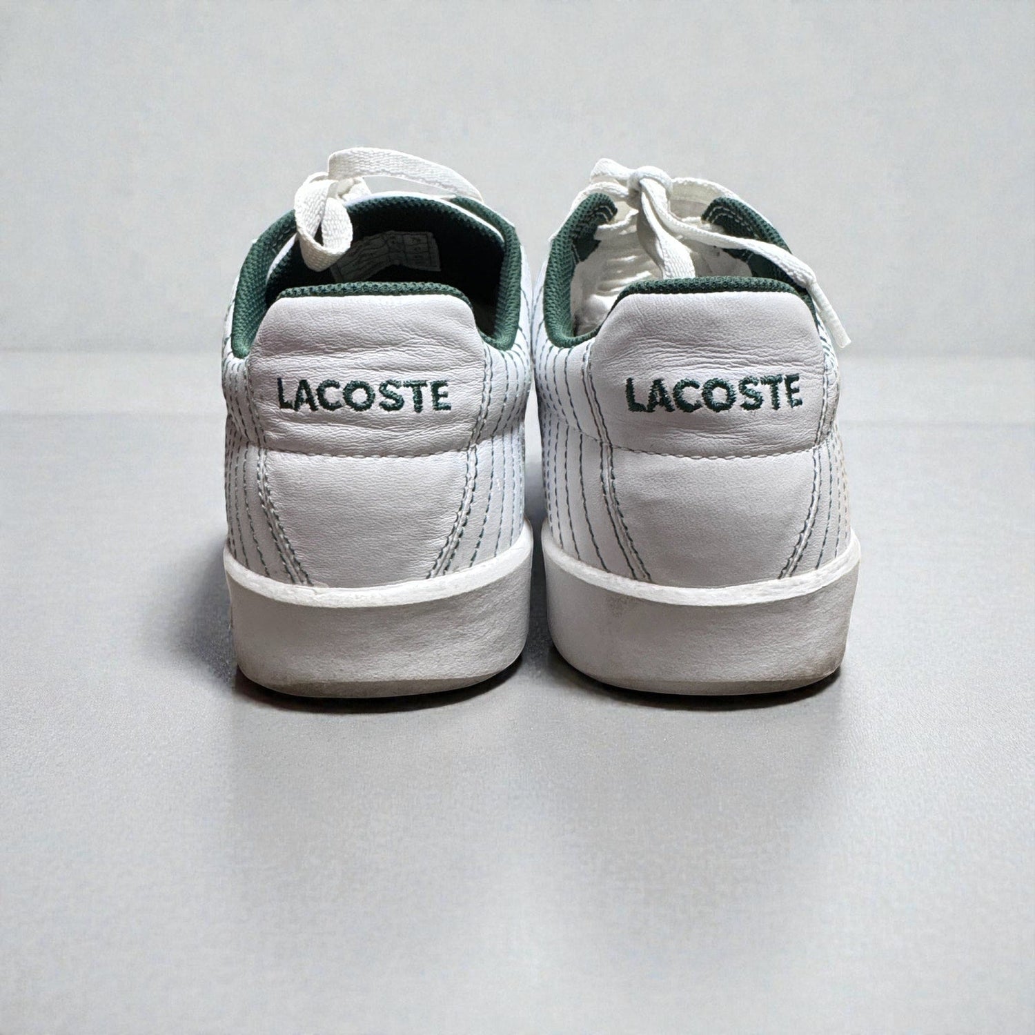Vintage Lacoste Men’s Tempos Low Sneakers White/Green Men's 8.5 - MST GoodsLacoste