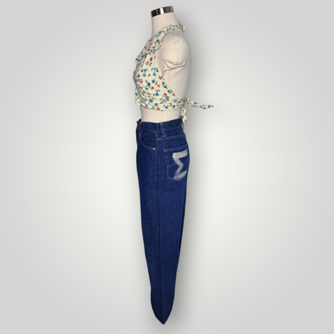 Vintage Levi's Big E 701 Women's Selvedge 1940s Full Hip Thigh 26" Waist XS sz 2 - MST GoodsVintage