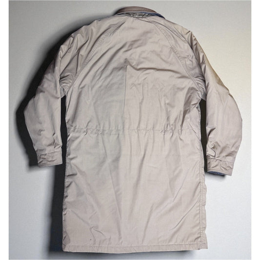 Vintage LL Bean Khaki Tan Stadium Parka Overcoat Mens Wool Lined M Men's - MST GoodsL.L.Bean