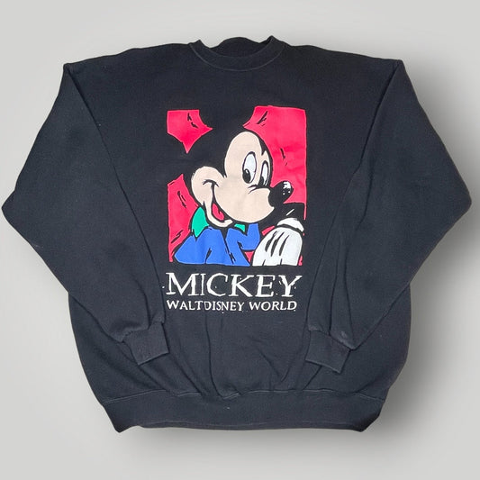 Vintage Mickey Mouse Disney Designs USA Made Crewneck Walt Disney World H - MST GoodsDisney Designs