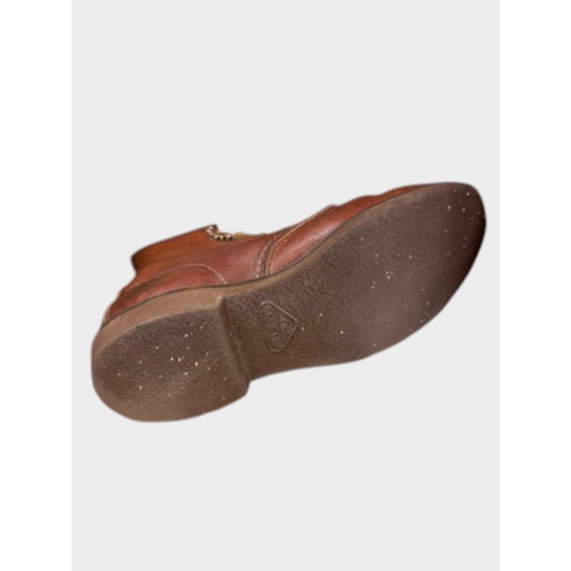 Vintage Red Wing Boots Women's 8 1980s Brown Leather Moccasin Toe Moc-Toe - MST GoodsVintage