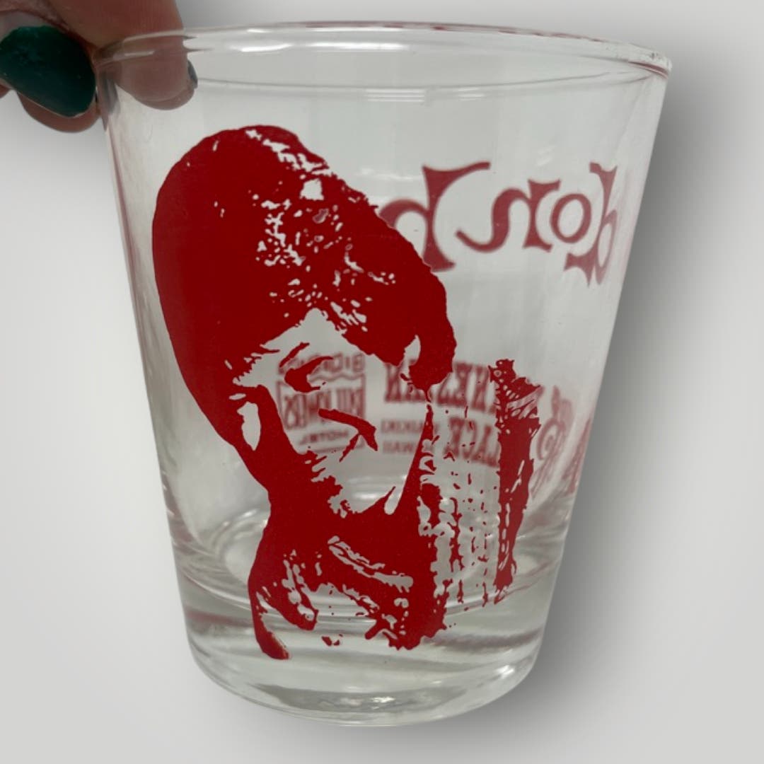 Vintage Set of Don Ho Polynesian Palace Cocktail Glasses Red Waikiki Hawaii - MST GoodsVintage