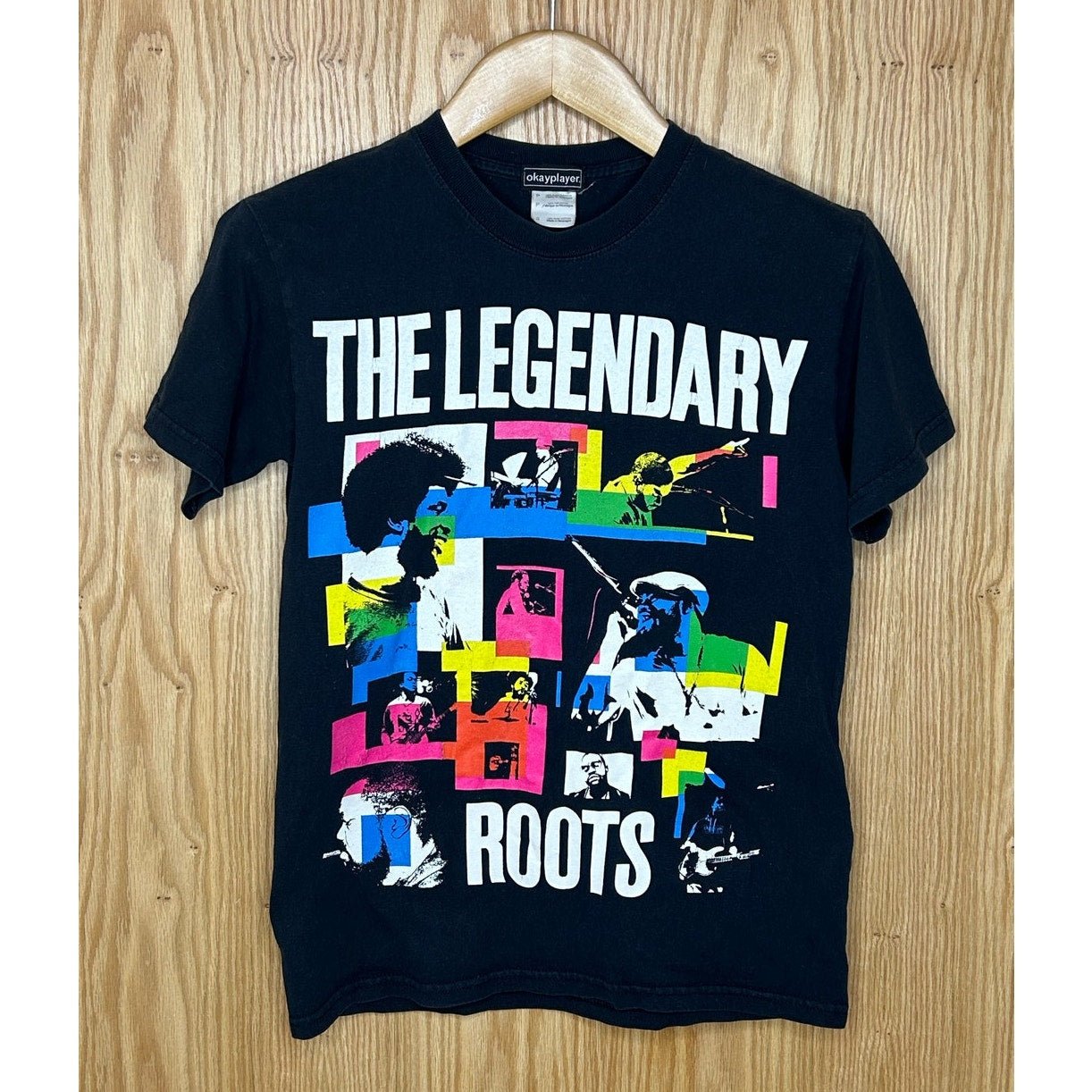 Vintage The Legendary Roots Band T-Shirt Okayplayer Small Black - MST GoodsOkayplayer