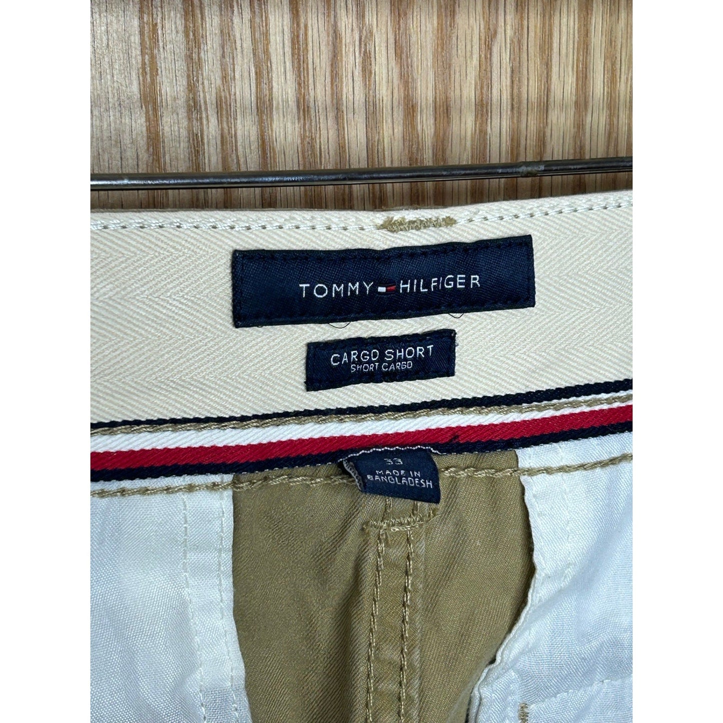 Vintage Tommy Hilfiger Tan Cargo Shorts Khaki - MST GoodsTommy Hilfiger