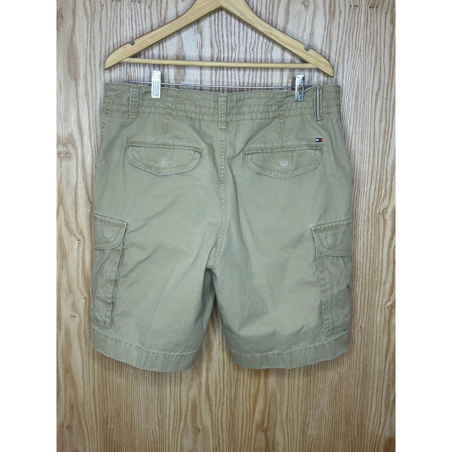 Vintage Tommy Hilfiger Tan Cargo Shorts Khaki - MST GoodsTommy Hilfiger