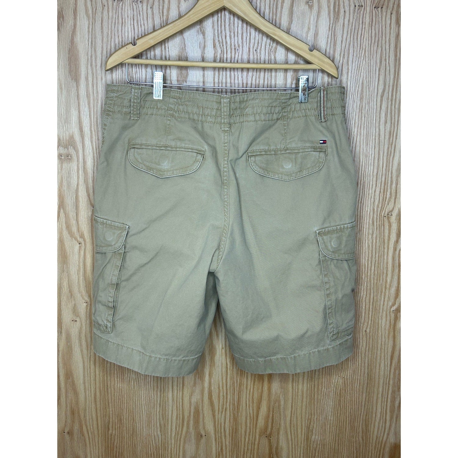 Vintage Tommy Hilfiger Tan Cargo Shorts Khaki - MST GoodsTommy Hilfiger