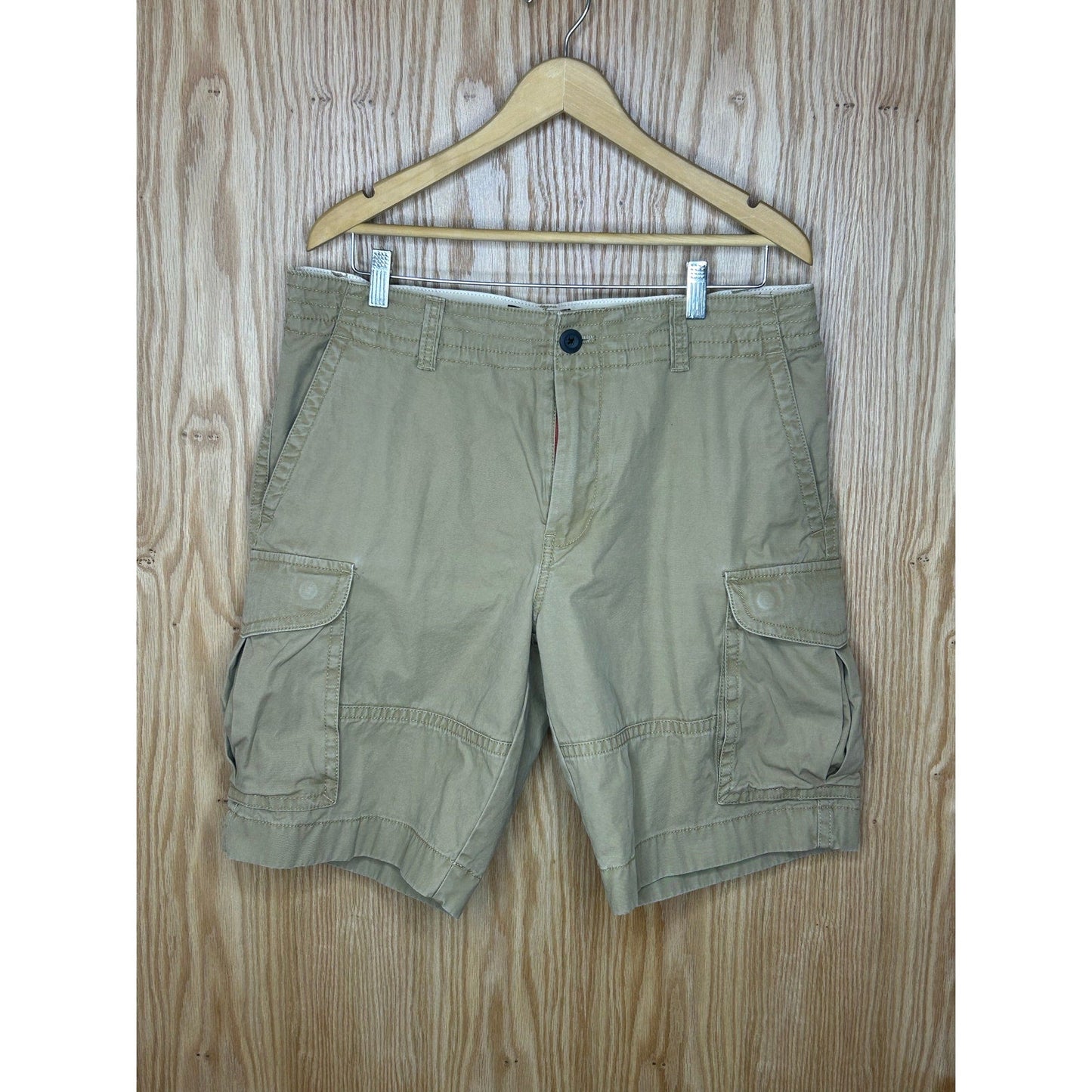 Vintage Tommy Hilfiger Tan Cargo Shorts Khaki - MST GoodsTommy Hilfiger