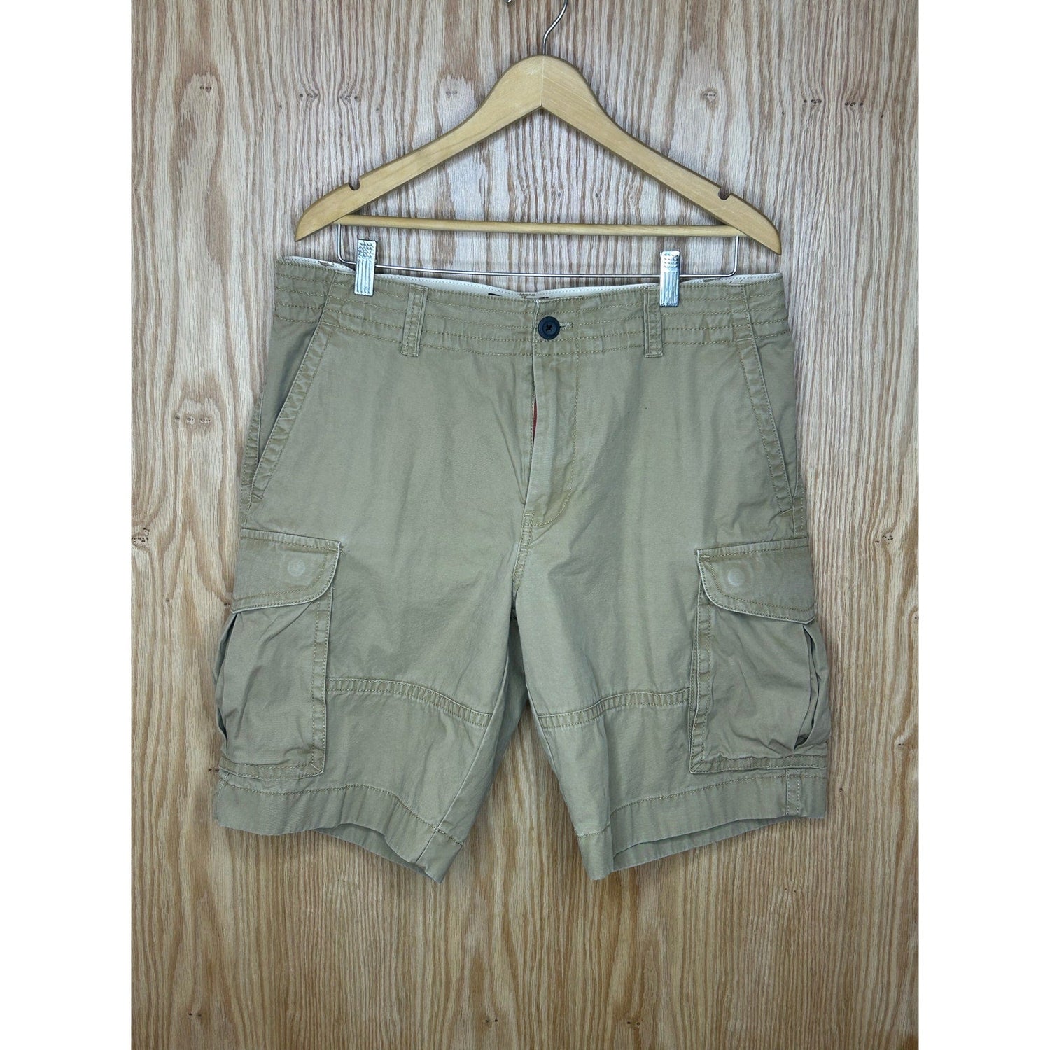 Vintage Tommy Hilfiger Tan Cargo Shorts Khaki - MST GoodsTommy Hilfiger