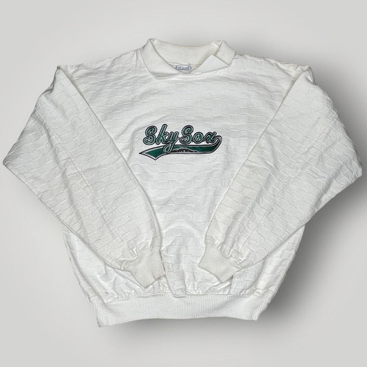 Vintage Top 1990s Sky Sox Cotton Pullover FV1245 Somers XL Cotton Baseball H - MST GoodsSomers