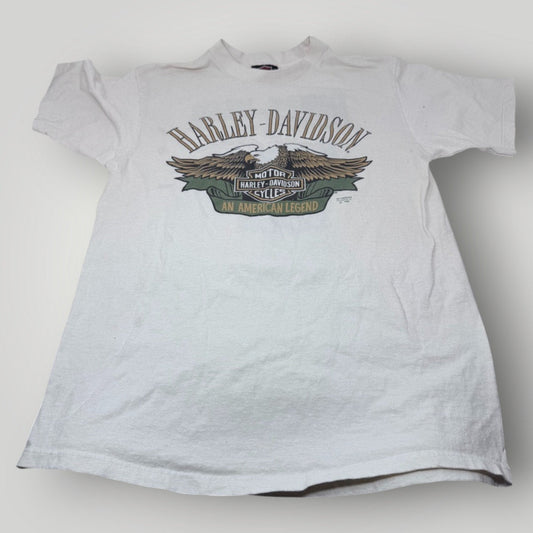Vintage Top Harley Davidson Berlin 3D Emblem 1990s T-shirt Eagle Harley Korso Sm - MST GoodsHarley Davidson