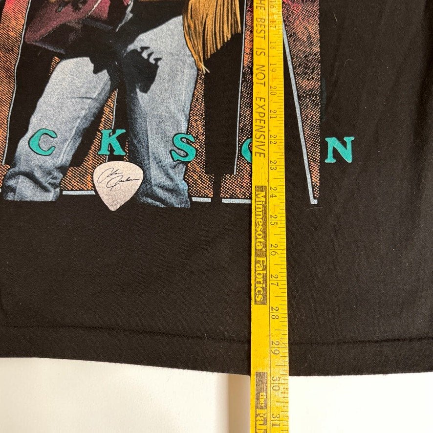 Vintage Top Vintage 1990s Alan Jackson On Tour Graphic Band T-shirt USA Made - MST GoodsFruit of the Loom