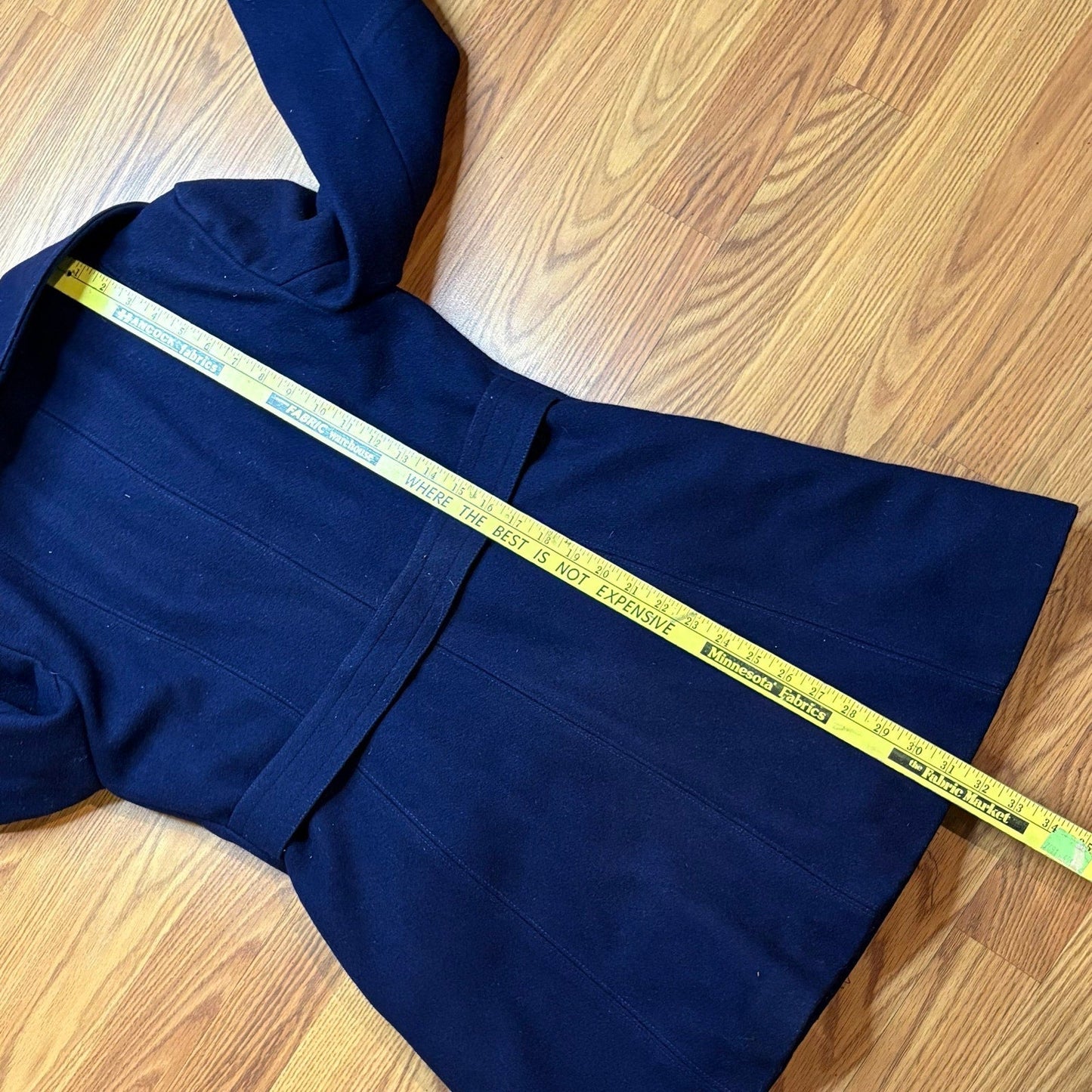 Vtg 1940s Navy Military Style Coat Womens Small Double Breasted Lion Buttons - MST GoodsVintage