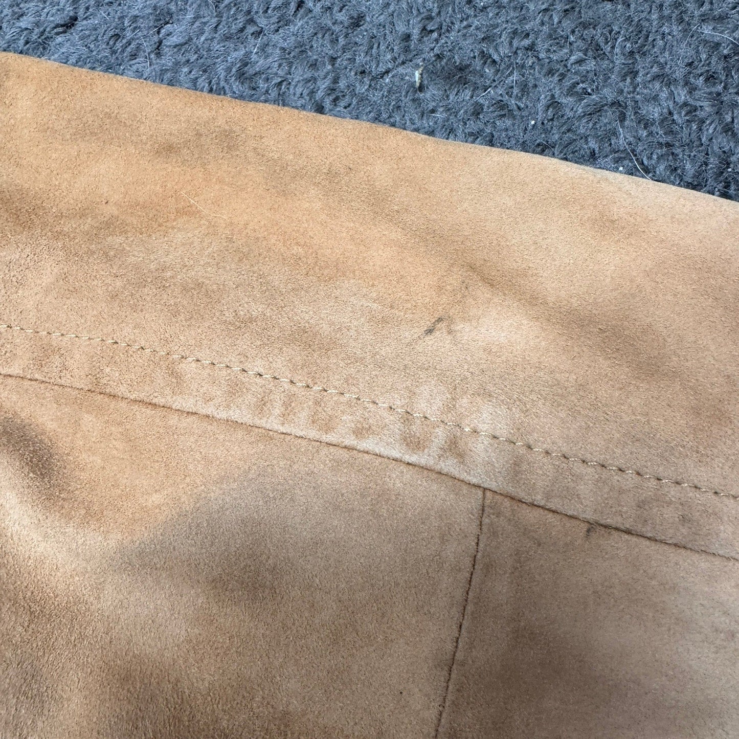 Vtg Golden Bear Suede Jacket Tan Women's Small Coat Blazer Lightweight - MST GoodsVintage