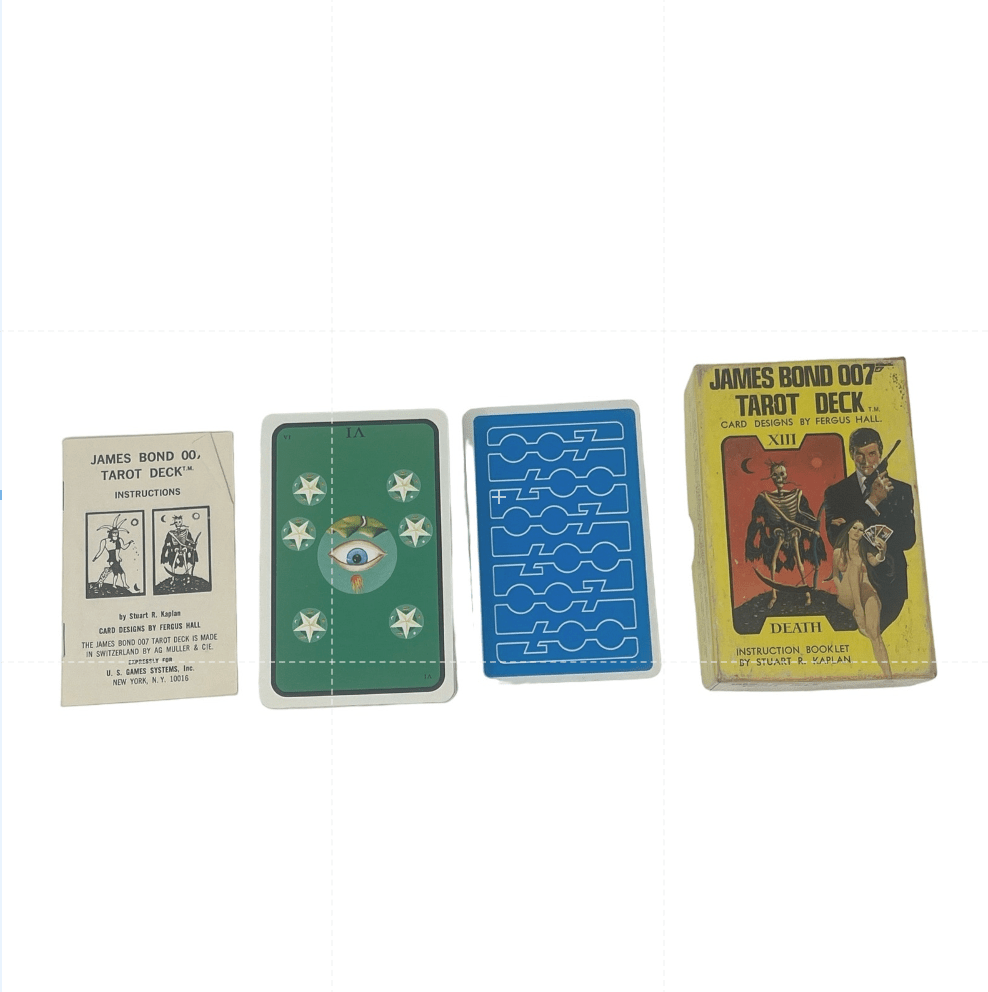 Vtg James Bond 007 Tarot Cards 1973 Fergus Hall Complete Deck - MST GoodsVintage