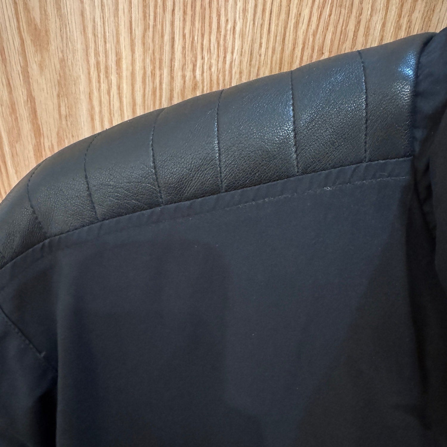 Vtg Rare 90s Polo Ralph Lauren Leather Racing Down Jacket L Limited Leather - MST GoodsPolo Ralph Lauren