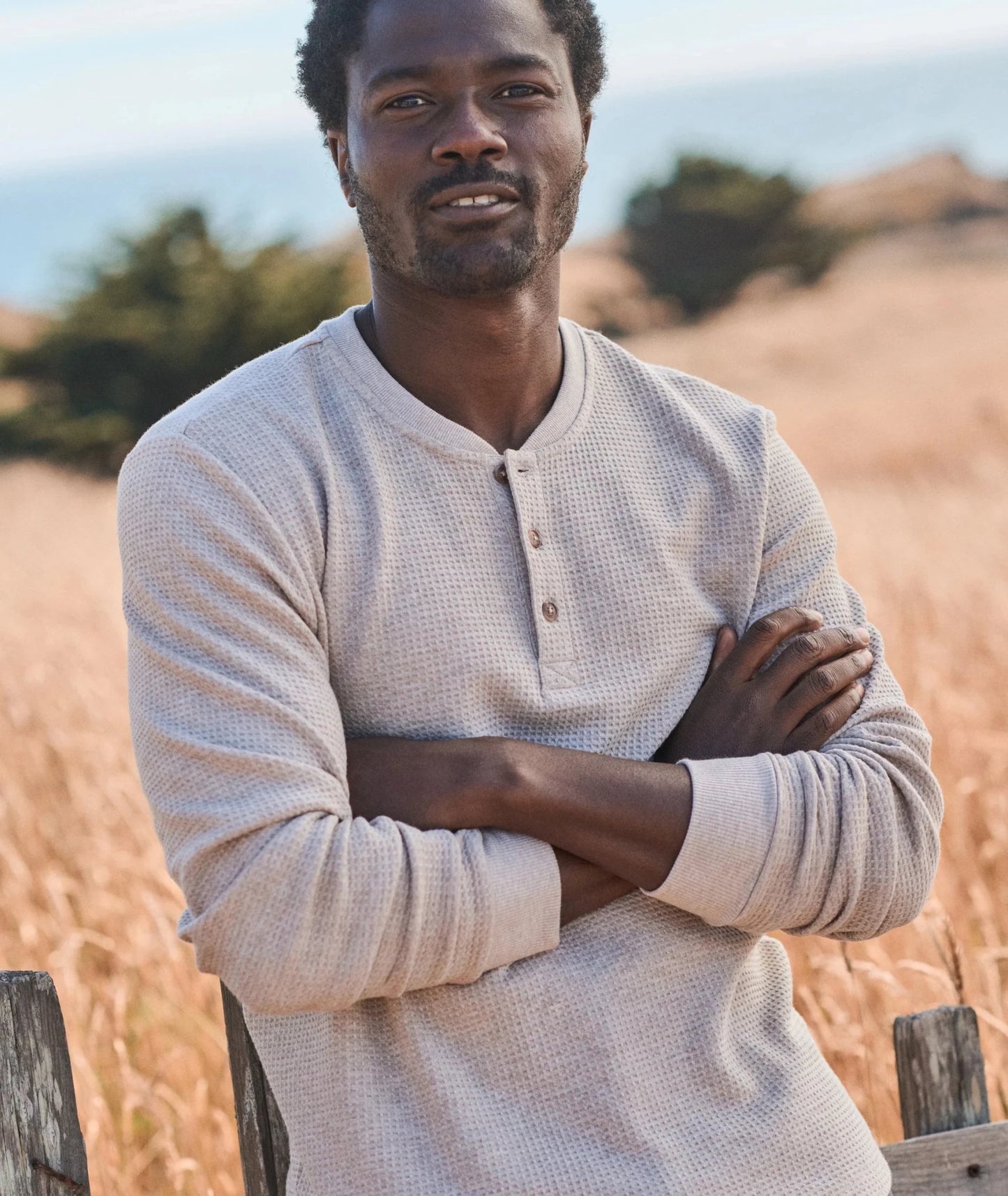 Waffle Henley - MST GoodsMarine Layer