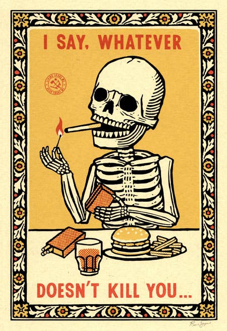 Whatever Doesn't Kill You 5.5"x8" Print RZA - MST GoodsRavi Zupa Arts