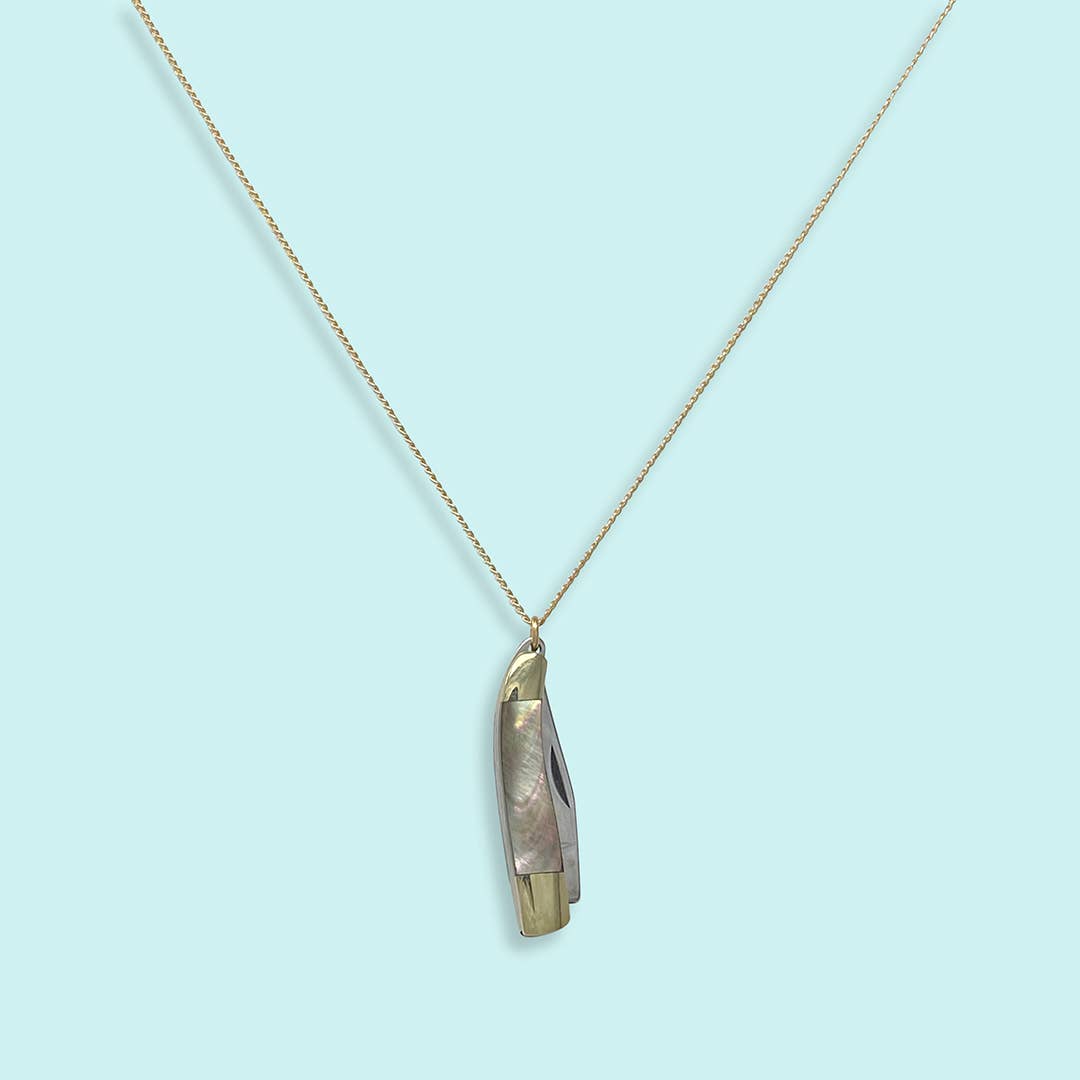 Willow Knife in Abalone Necklace - MST GoodsNecklacesOrnamental Things