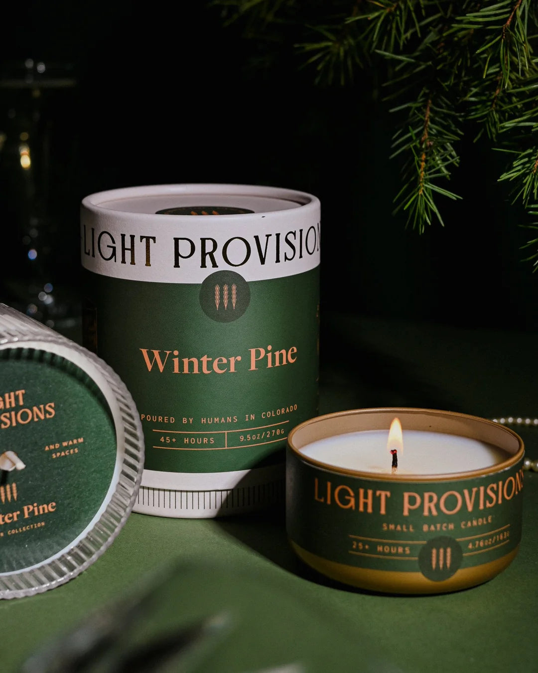 Winter Pine Candle