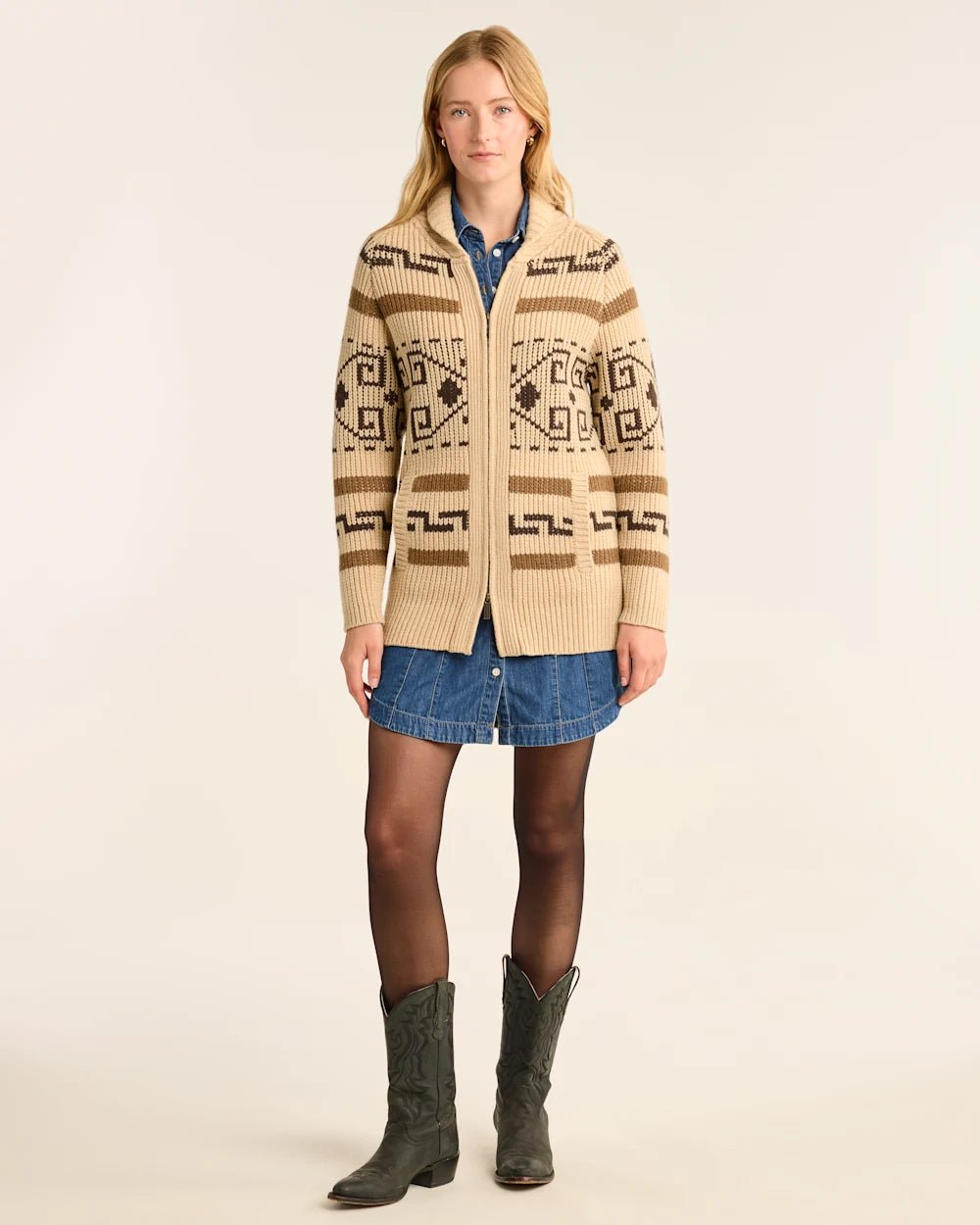 WOMEN'S LONG WESTERLEY CARDIGAN - MST GoodsPendleton