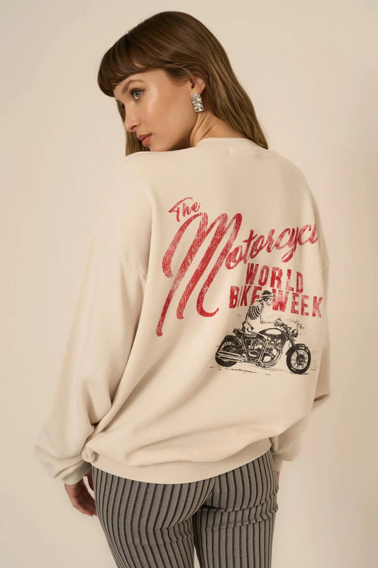 World Bike Week Motorcycle Crewneck Sweatshirt - MST GoodsProject Social T
