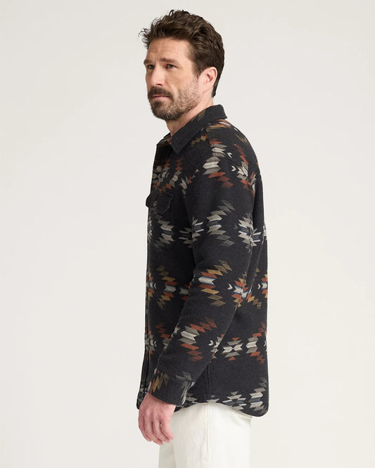 MEN'S WYETH FALLS COTTON CHAMOIS SHERPA-LINED SHIRT JACKET