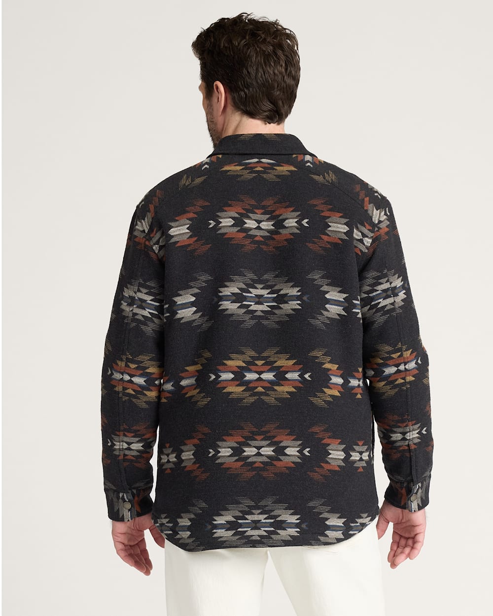 MEN'S WYETH FALLS COTTON CHAMOIS SHERPA-LINED SHIRT JACKET