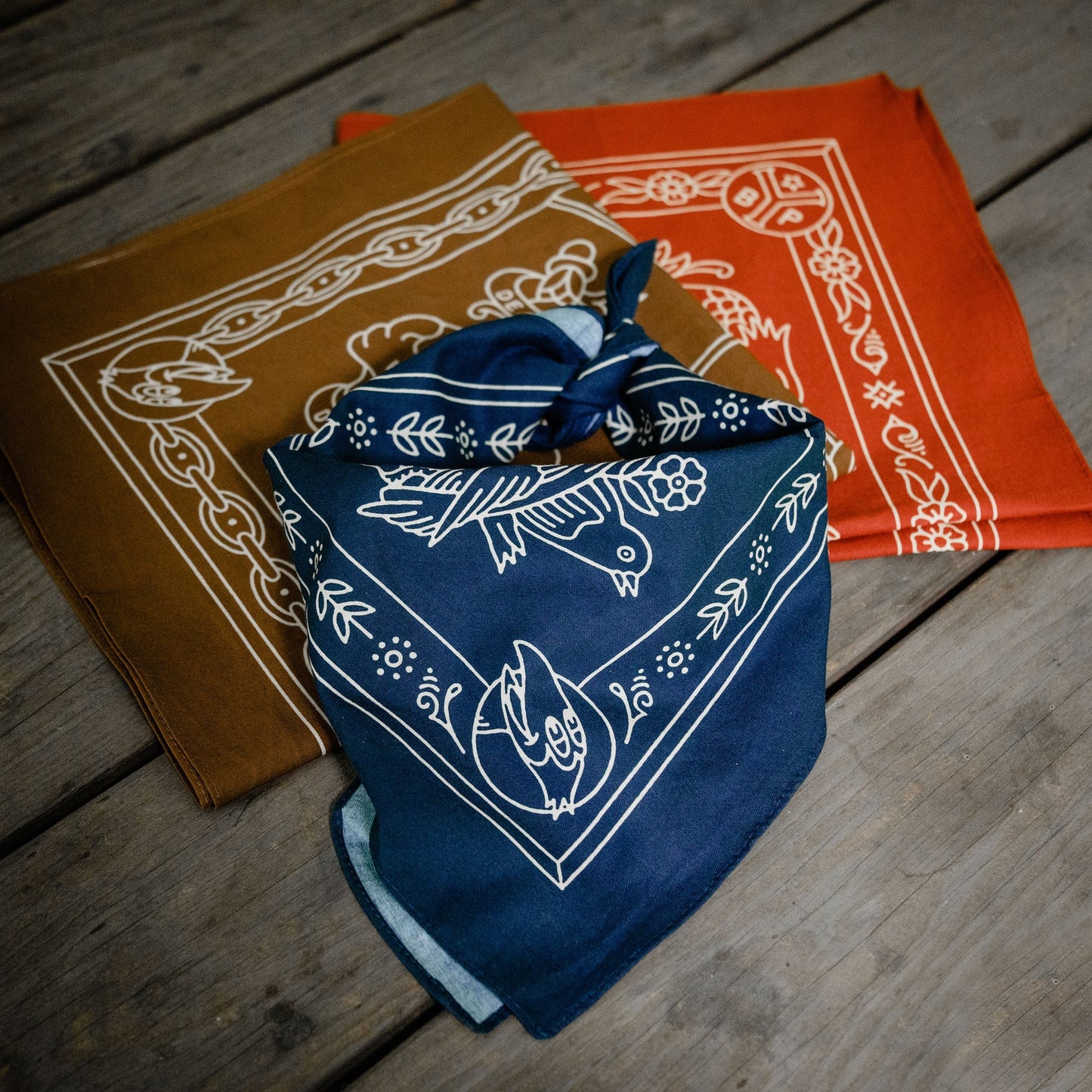 Yellow Beak Press Bandana