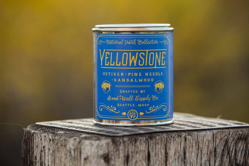 Yellowstone National Park Candle - MST GoodsGood & Well Supply Co.